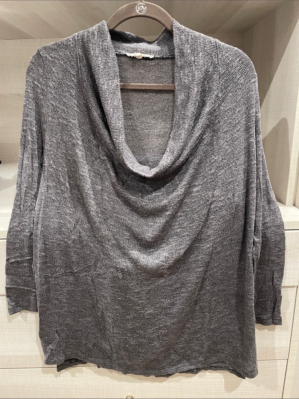Joie Charcoal Cowl Neck Sweater